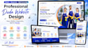 design modern duda website landing page and  ecommerce website