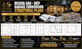design adu, mep, garage conversion structural plans for city permit
