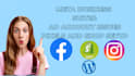 setup facebook ads, meta ads campaign and lead generation ads