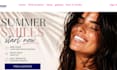 design wix teeth whitening website cosmetic smile studio website