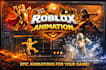 create high quality custom roblox animations, combat, r6 r15, fps, emotes