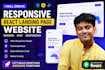 create landing page website that sells