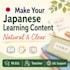 proofread educational content for japanese learners