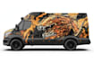 car wrap, vehicle wrap, racing car wraps, van wrap design