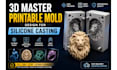create 3d master printable mold design for silicone casting