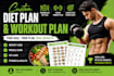 create a custom weight loss diet and nutrition plan