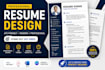 design professional canva resume for students and freshers