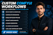 build comfyui workflow, comfyui, stable diffusion, comfy ui, lora training model