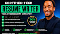 write a professional tech resume, IT  cybersecurity resume optimize cover letter