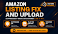 fix your amazon listing errors and variation issues