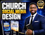 design modern church social media flyers