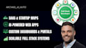 develop a modern full stack saas web application