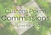 create a simple poem about a loved one or something you love