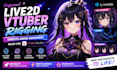 rig live 2d vtuber model live2d rigging anime vtuber commission for vtube studio