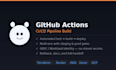 build your github actions ci cd deploy pipeline