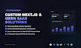 build custom nextjs saas web application or mern stack web app