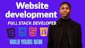 do software development, frontend and backend website development