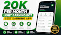 create best earning software real earning bot legit earning  app