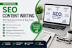 write professional website content