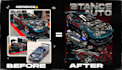 create costume car illustration with aggressive car