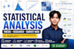 analyze and interpret your research data using statistics