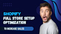 setup a shopify dropshipping launch store