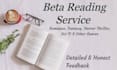 beta read critique, romance beta reader, beta reader fantasy, horror thriller