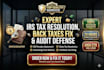 resolve irs back taxes, audit issues, and do 1099 tax preparation