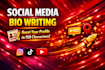 write a catchy social media bio that boosts your profile
