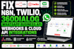 fix n8n twilio 360dialog whatsapp API webhook, n8n automation workflow issues