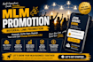 promote your MLM business, referral link and affiliate program