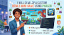 develop a custom HTML5 mini game using phaser