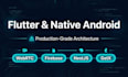 build a production grade android app using flutter or native java