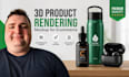 realistic 3d product rendering, product mockup for amazon listing and ecommerce