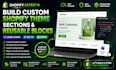 build custom shopify theme sections reusable blocks liquid coding bug fix repair