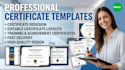 idesign and edit professional certificates professionally