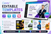 create editable canva templates and instagram post design
