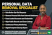 remove your personal information and data from the internet