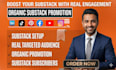 do substack promotion newsletter promotion substack subscribers substack setup