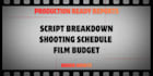 do film budget, schedule and script breakdown on movie magic