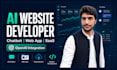 develop ai chatbot, ai website, ai web app, and custom ai software