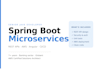 build java spring boot microservices with AWS