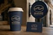 do coffee and restaurant logo design