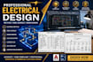 create professional electrical design panel schedule and wiring diagram mep plan