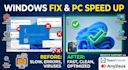 fix windows errors, remove viruses, and speed up your computer via teamviewer