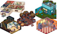 isometric pixel art, isometric pixel game assets, background, character, tileset