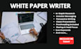 write a professional white paper, pitch deck or b2b business content