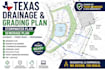 design texas drainage plan, grading plan drawing, stormwater plan, sewerage plan
