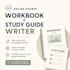 create professional online course workbook and study guide