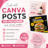 create canva posts for instagram and social media